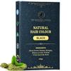 Natural Beard & Moustache Black Hair Colour for Men | Ammonia & PPD Free Herbal Organic Beard Colour, Rajasthani Henna Powder with 11 Ayurvedic Extra