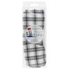 Koji Company Salt Eye Mask and Eye Pillow, Cool Monotone Check A, Made In Japan, 140067