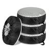 1/4PCS Foldable Design Car Spare Tire Covers Protective Set Of Waterproof Car Spare Tire Covers Inch Protect Oxford Cloth