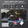 3 Channel Dash Cam HD 1080P Wifi Inside Vehicle Car DVR Three Way Lens Camera DVRs Recorder Video Registrator Dashcam Camcord