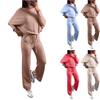 Women's Casual Temperament Commuting Off-shoulder Color Two-piece Suit