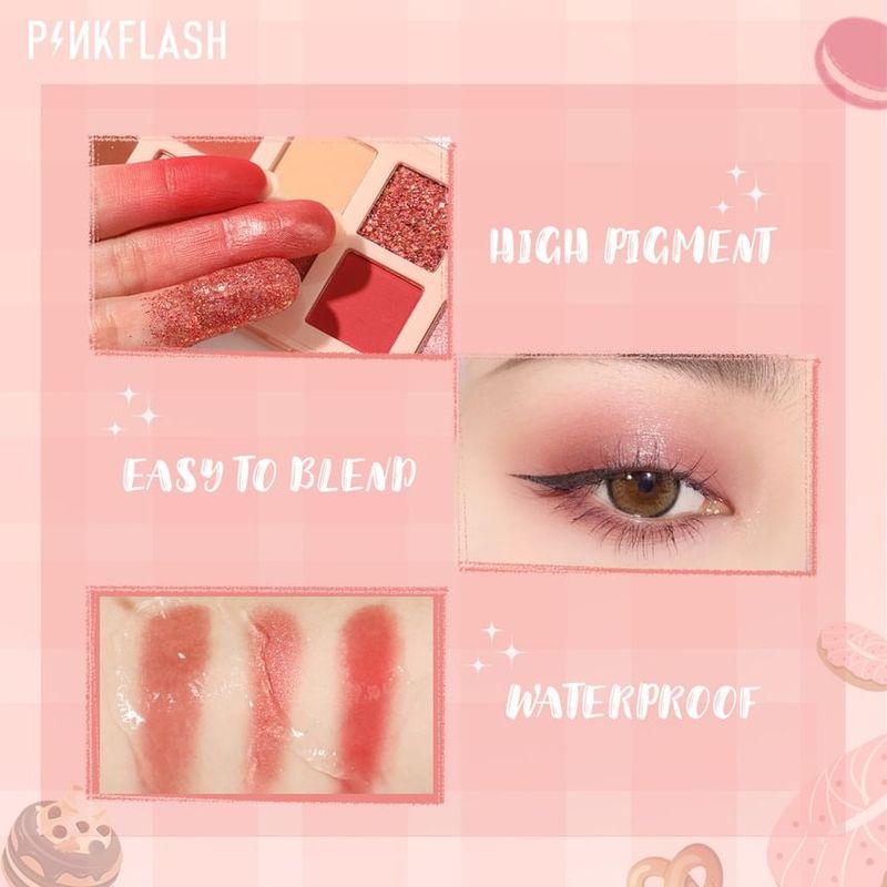 PINKFLASH - Pro Touch Eyeshadow Palette-Cranberry