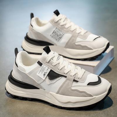 Sommer Forrest Gump Schuhe atmungsaktive Sport-Freizeitschuhe Plateau Waffel Dad trendige Schuhe einzelne Schuhe