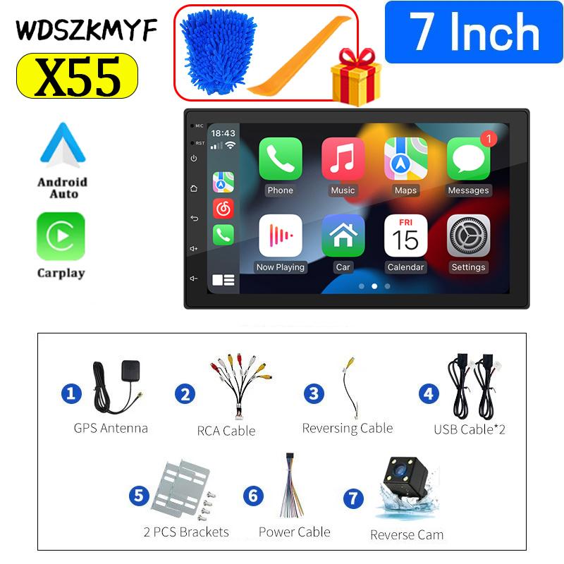 Android 13 Car Radio 7/9/10Inch Wireless Carplay Android Auto 2 Din1 Stereo Receiver Video Player Car Multimedia Car accessory