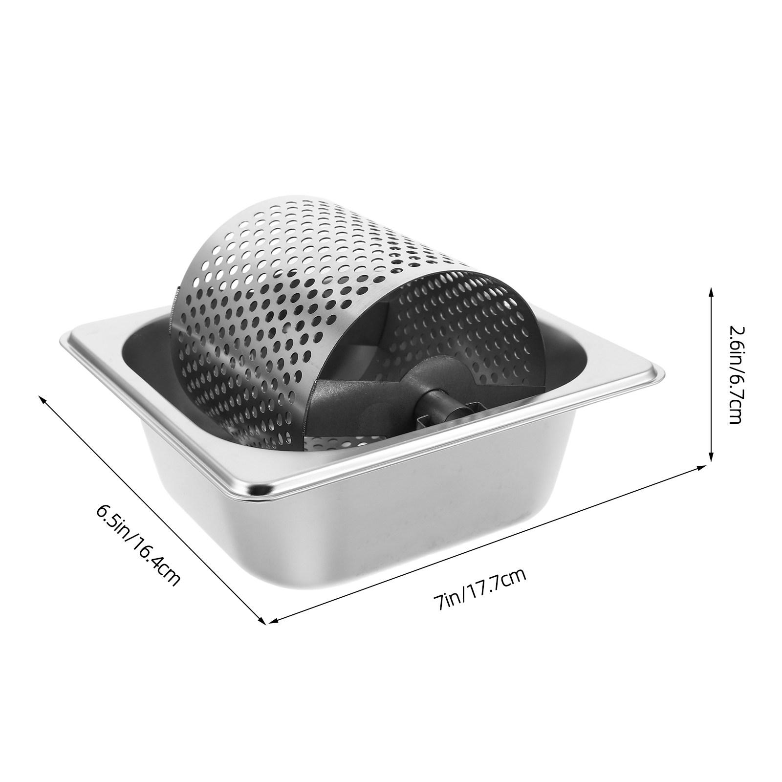 

Butter Roller for Bbq 1.8L Stainless Steel Butter Wheel Heavy Duty Burger Toast Bread Spreader Baking Griddle Tool 17.7x16.4x6.7cm серебряный