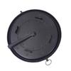 ZISIZ Thickened Non-stick Round Aluminum Grill Pan