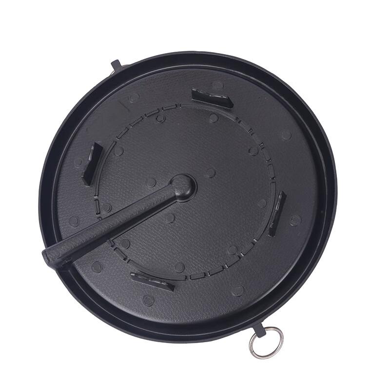 ZISIZ Thickened Non-stick Round Aluminum Grill Pan