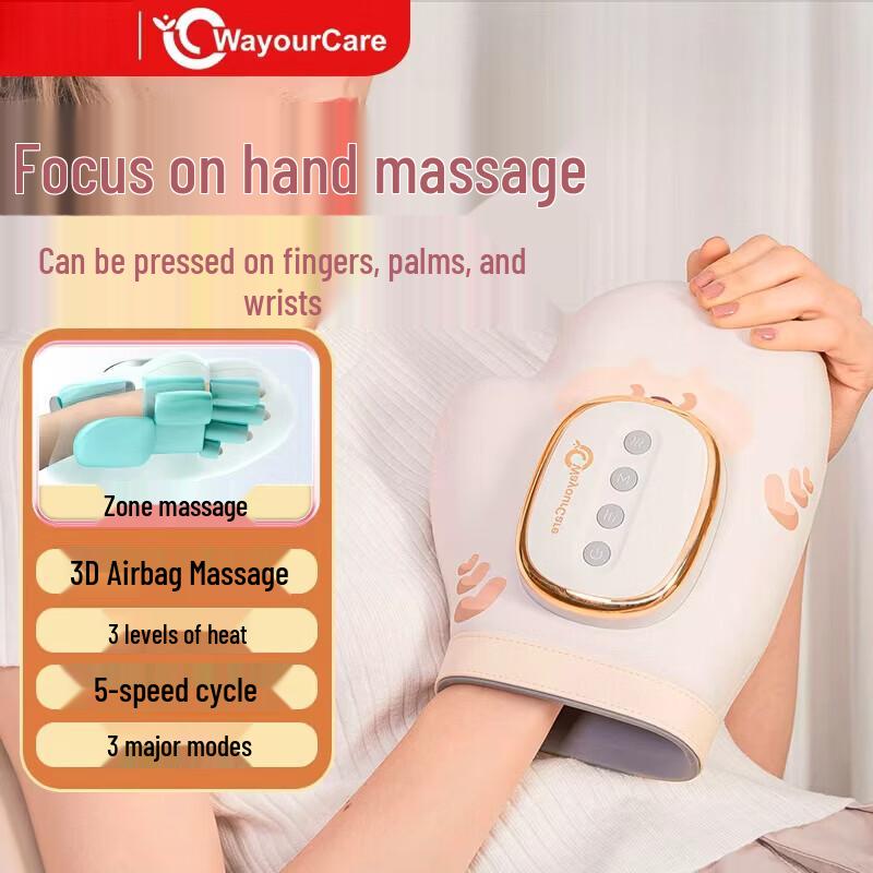 WayourCare Electric Hand Massager with Heat & Air Compression