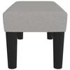 346616 vidaXL Bench Light Grey 70x30x30 Cm Fabric