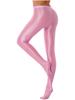 Womens Glossy Ballet Leggings High Waist Yoga Pants Stretchy Fitness Workout Trousers