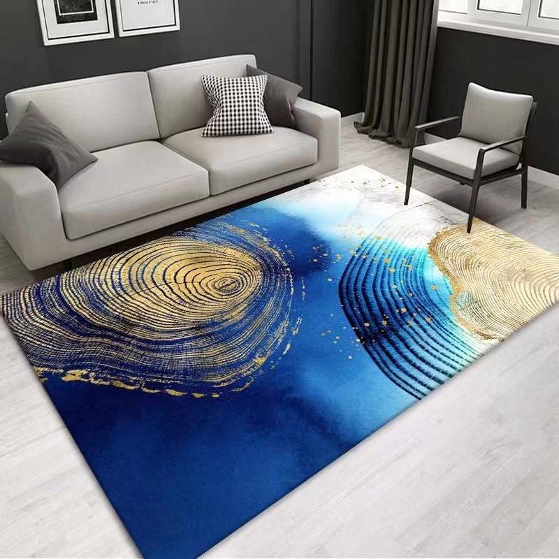 Modern Minimalist Cross-Border Carpet: Rectangular Rug for Living Room, Coffee Table, Bedroom, or Bedside.