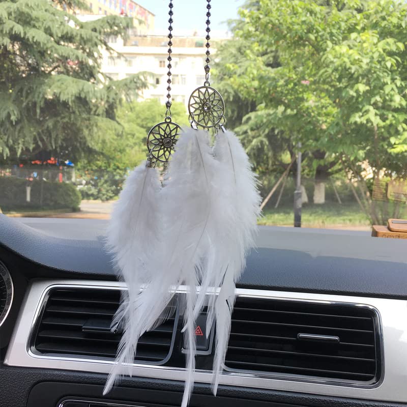 

Bule Maple Rearview Mirror Accessory, Decoration, Car Accessory, Car, Stylish (Dream Catcher) usually
