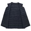 Men White Down Vest Man's Clothing Ultra Light Down Waistcoat Portable Sleeveless Coat Man Winter Round Collar Warm Liner