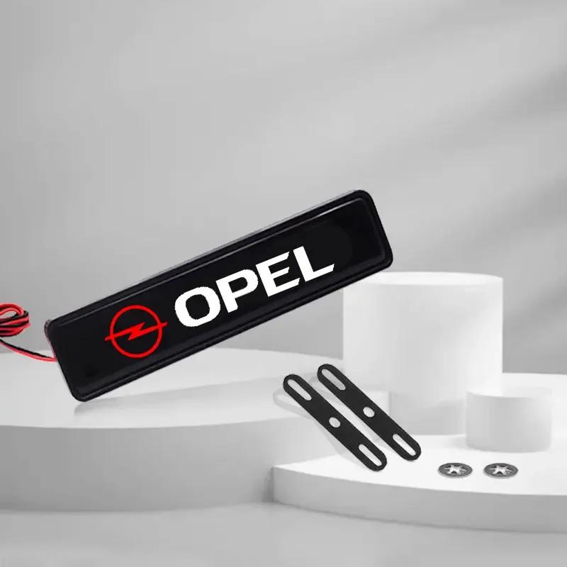 New Car Front Hood Grille Emblem LED Light Grill Decorative Lights for Opel Astra H G J Insignia Mokka Zafira Corsa C D Antara