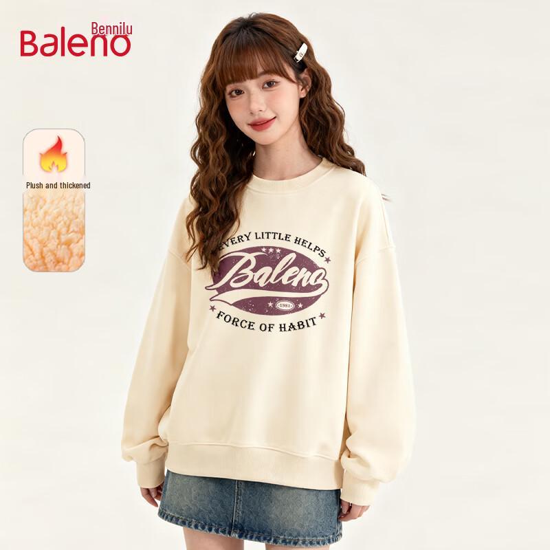 Baleno Women's Fleece Lined Pullover Sweatshirt