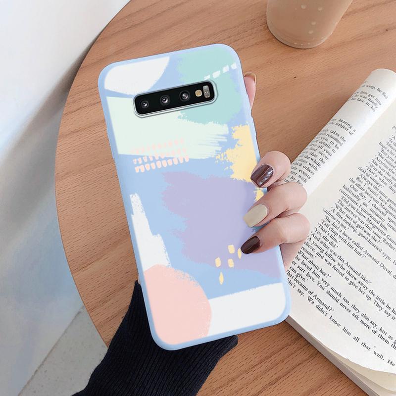 Case For Samsung Galaxy S10 S10E S 10 Plus Soft Silicone TPU Back Cover Case Protective Coque For Samsung S10+ Funda S 10E Capa