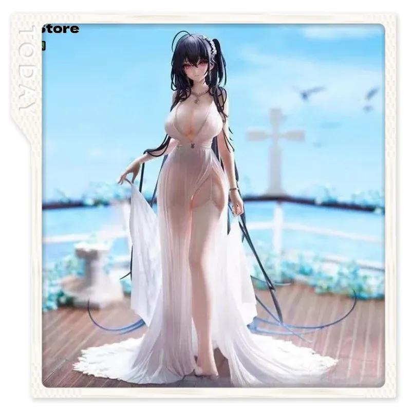 Azur Lane Taihou Model White Dress Anime Busty Girl Pvc Statue 30cm Collectible Figure Desk Decoration For Anime Fans