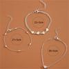 Simple Heart Female Anklets Barefoot Crochet Sandals Foot Jewelry Leg New Anklets On Foot Ankle Bracelets For Women Leg Chain