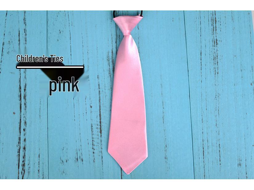 Barne slips uten stryk i svart for gutter og jenter - Skoleuniform og sceneklær