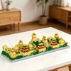 Great Wall Micro Building Blocks, Chinese Ancient City Wall Landmark Model, Desktop Decor Collectible Ornament