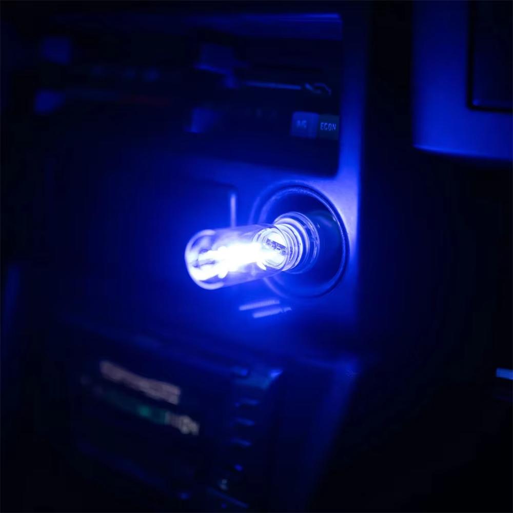 Retro USB Touch Control Light USB Night Light Atmosphere Light Bulb Car Interior LED Lighting Auto Ambient Light Plug Play