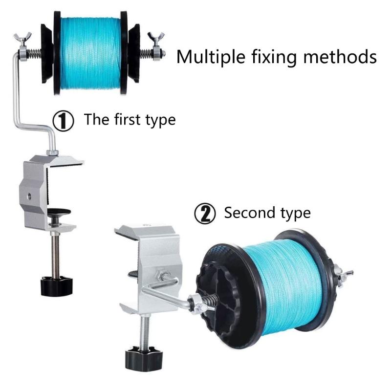 Spooler Remover Winder Fishing Line Spooler Winder Reel Spooling Tool Spooling Station System Fishing Tackle