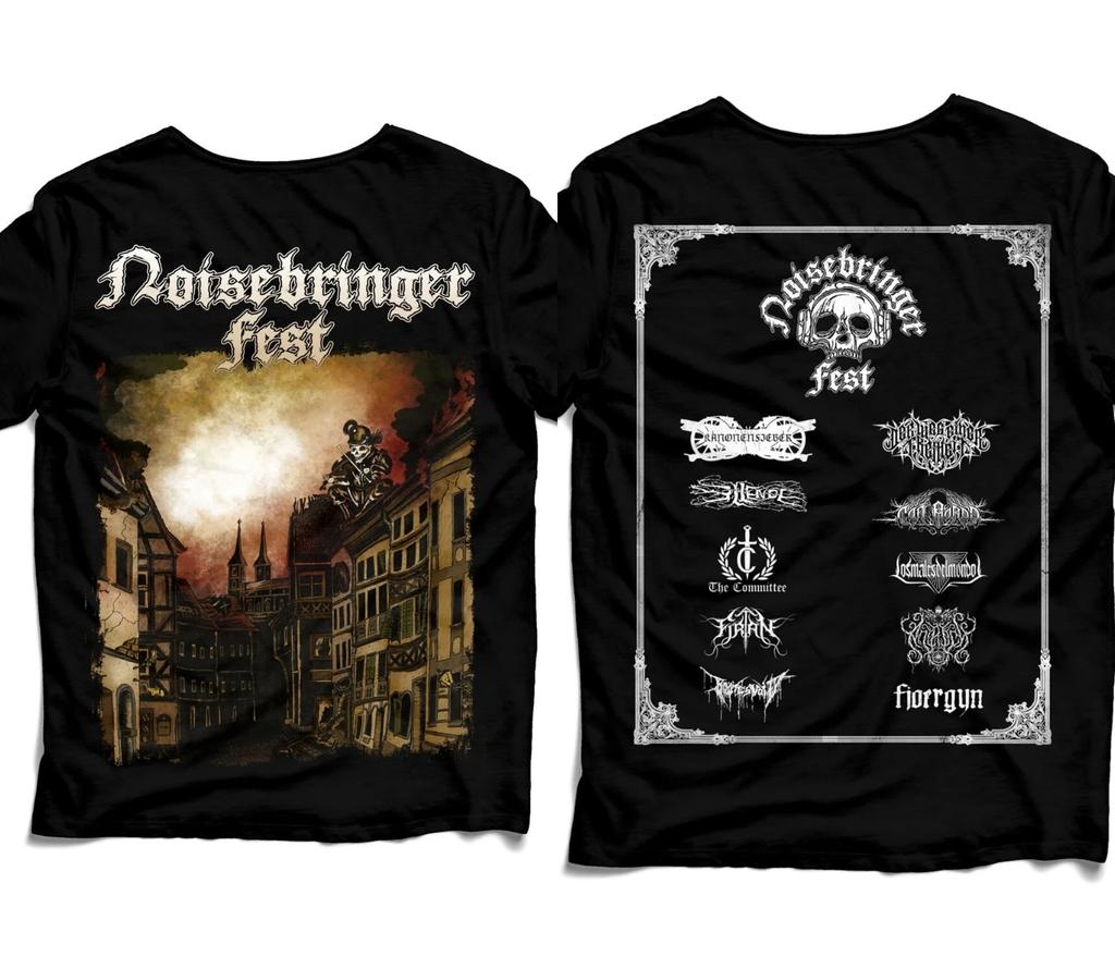 Rock Punk Tops Gothic Dark Heavy Metal Tshirt Kanonenfieber Pirnt Oversized Casual Cotton Streetwear FeUnisex Unisex Clothes Unisex