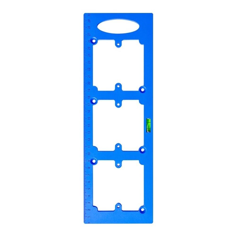 ABS 86 Switch Box Opening Jig With Level Electrical Socket Hole Position Tool for Electrician