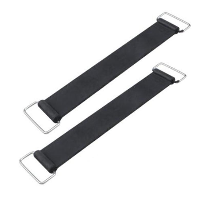 2pcs 18-23cm Motorcycle Rubber Battery Strap Holder Belt For All Motorcycles, Tricycles, Scooters