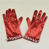 Short Gloves with Beaded Cuffs Bachelorette Party Stage Performances Handwear