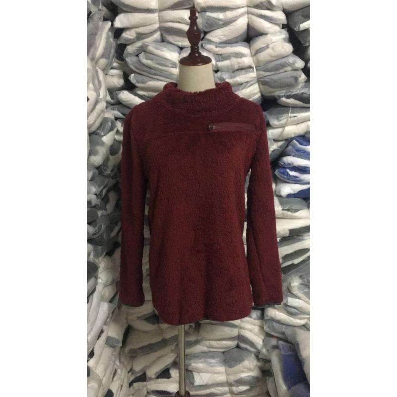 Autumn New Fashion Turtleneck Plush Simple Sweater, All-match Temperament, Elegant and Warm Women's Long-sleeved Pullover