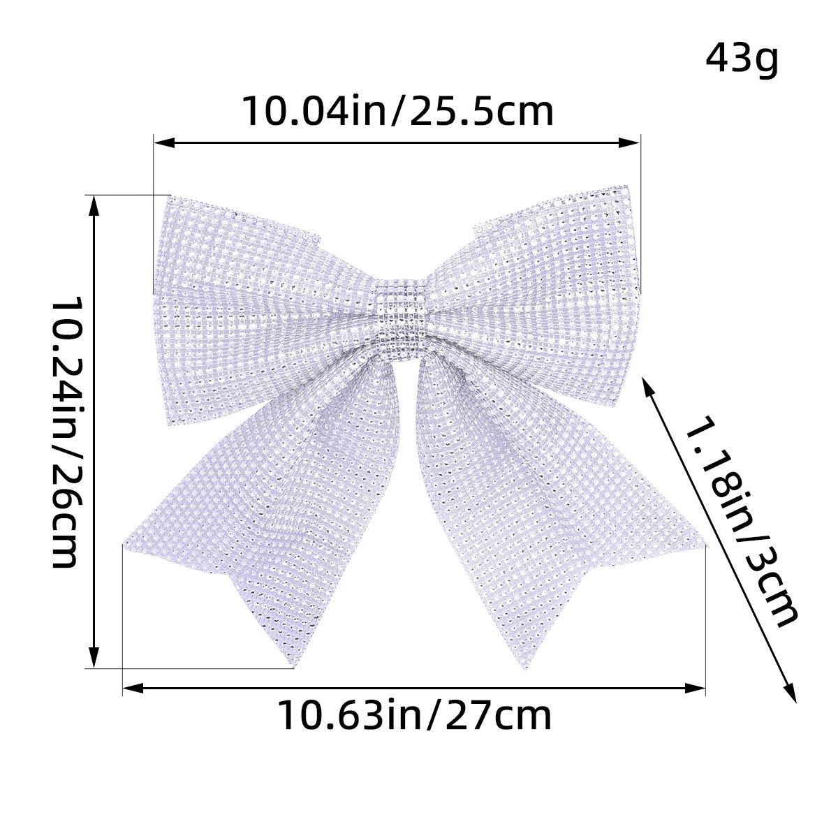 

Праздничная подвеска-бант со стразами для украшения праздничного окна и елки