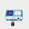 Ultra-Portable Metal MP3 Player with Mini Clip - Ideal for Students and Outdoor Enthusiasts
