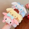 Kawaii Cute Hairband Kuromi Melody Cinnamoroll Plush Headband Washing Makeup Hair Straps Sweet Non Slip Soft Material Gifts