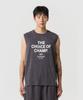 UMBRO Comet Washed Sleeveless T-Shirt Charcoal Ur321Csl72