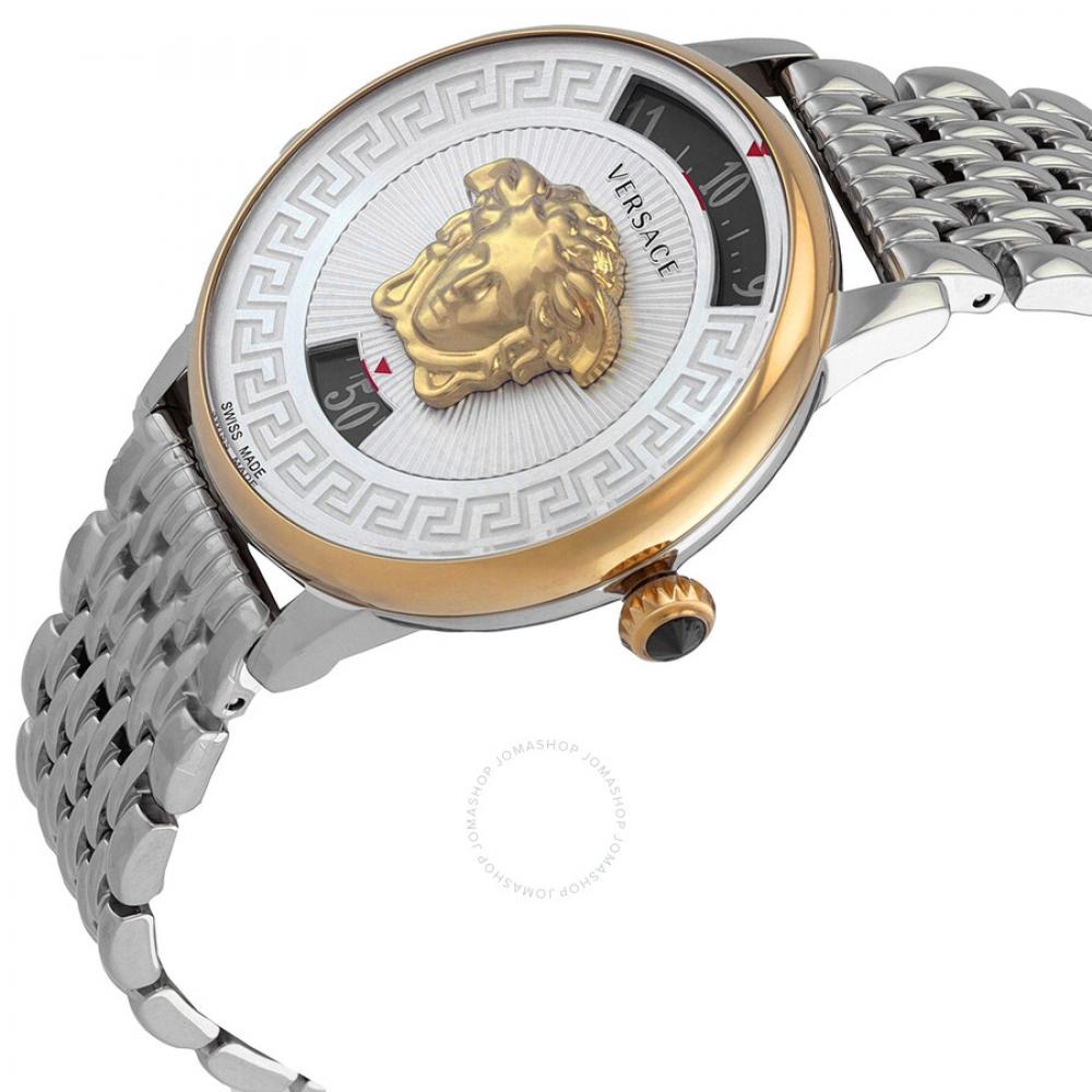 Versace Medusa Icon Quartz Silver Dial Ladies Watch Vez200321