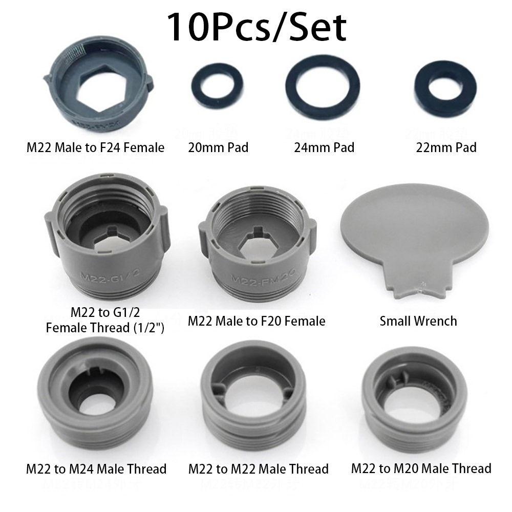 1Set Repair Tap Converter Faucet Adapter Set Bubbler Conversion Joints Durable Tap Connector