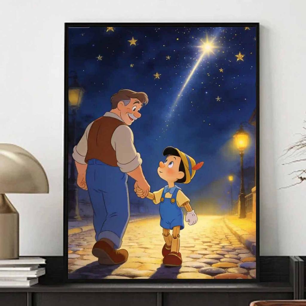 Disney Pinocchio and Geppetto diamond painting mosaic art kit 5D handmade diy gift home decoration