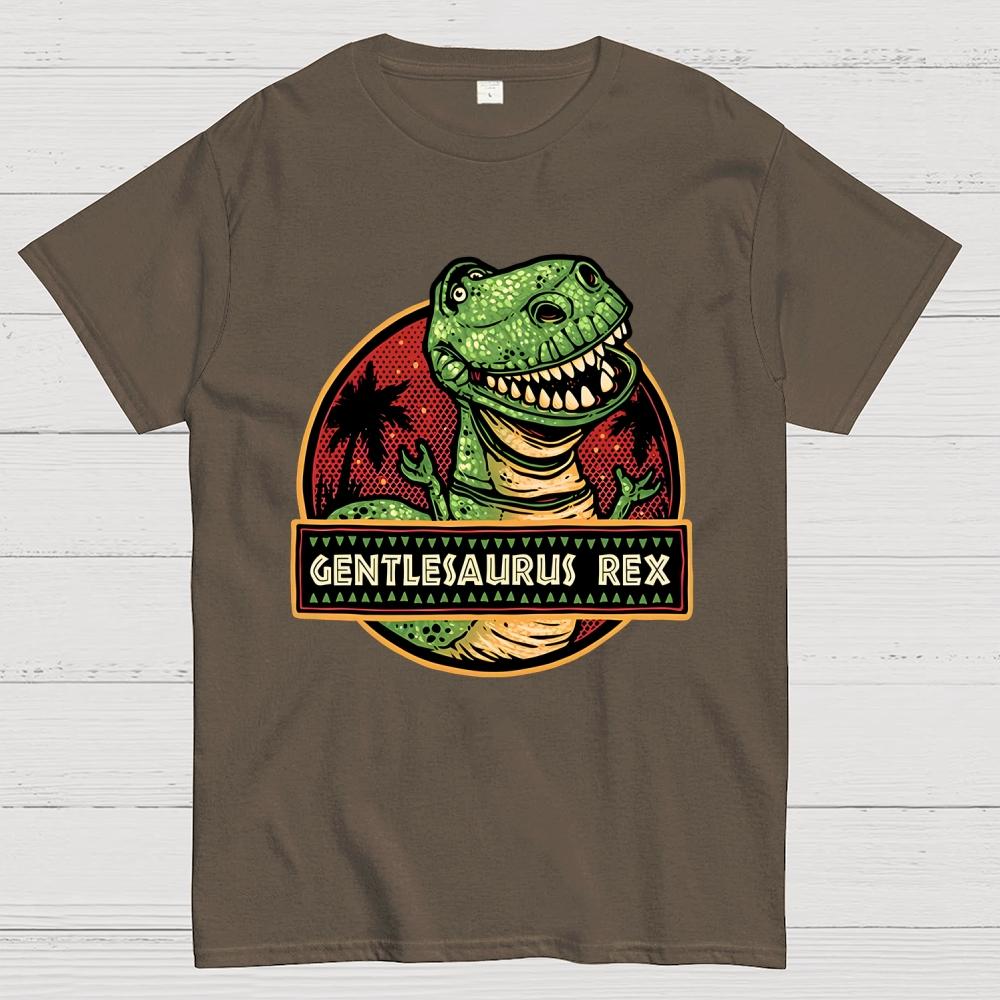 Gentlesaurus Rex Unisex 100% Cotton Summer Casual Cool Loose T-Shirt