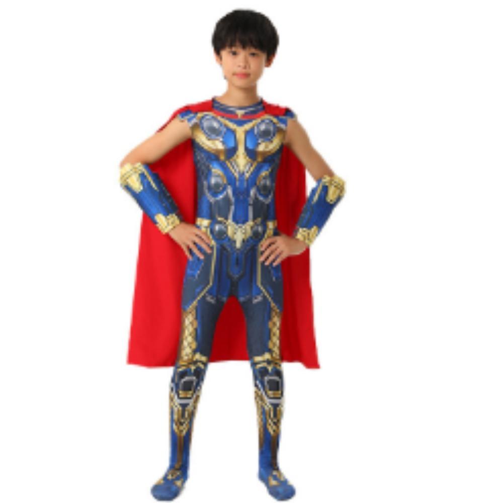 Thor Love and Thunder Thor Jane Cosplay Costume, Kids & Adult Halloween Jumpsuit