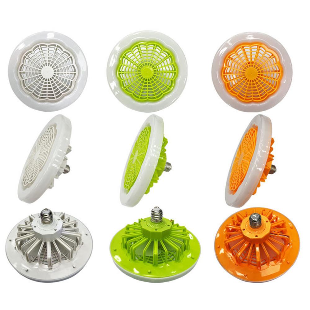 E27 Ceiling Fan Lamp 30W Remote Control Integrated Ceiling Fan Light Removable Illumination Fan Light for Living Room Bedroom