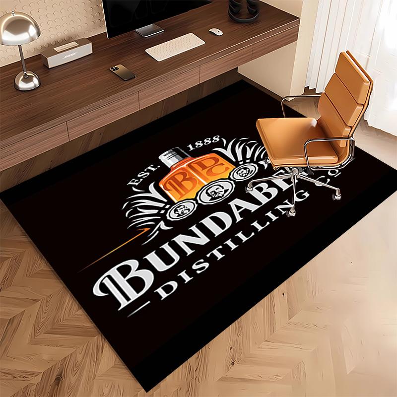 RUM B-Bundaberg Print Area Rug - Soft,Washable Non-Slip Indoor Mat,Living Room,Home Office Decorative Rug
