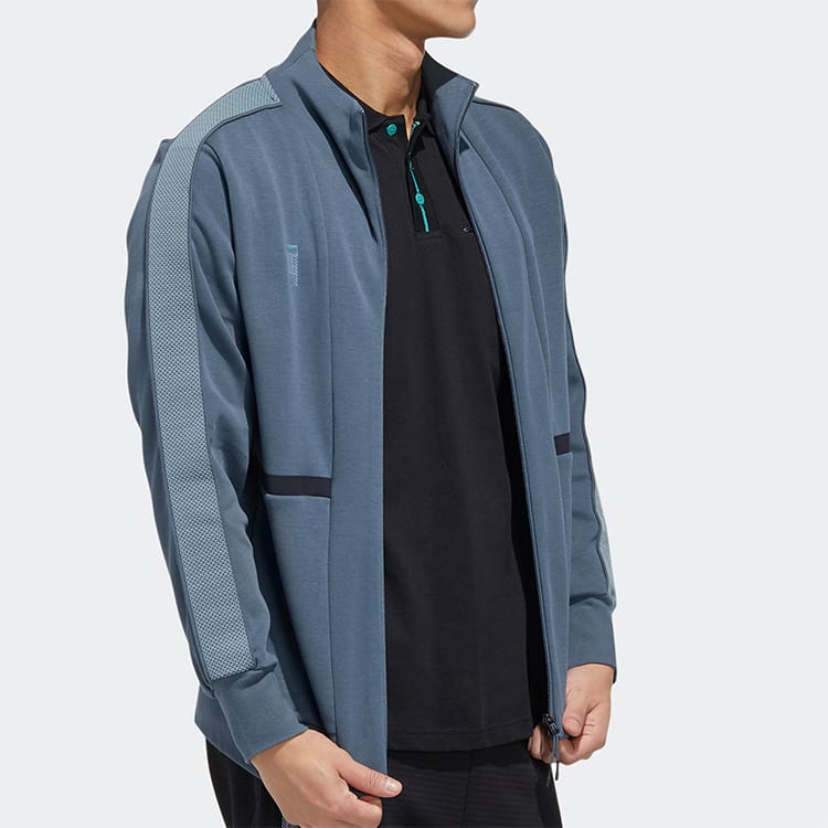 Adidas Jackets Men's Ruins Blue Stand Collar Moderate Other FM9357