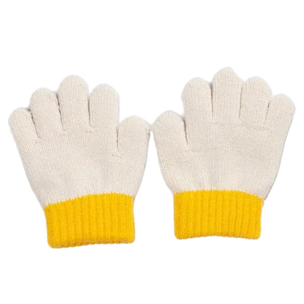 Children Trendy Warm Thermal Gloves Thicken Stylish Mitten Gloves for Cold Weather Winter Cycling Skiing Climbing