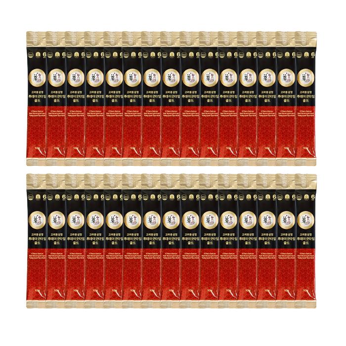 PNBG Pungnyeonbogam 6-Year Korean Red Ginseng Today Good Time Gold Stick (6 Options)