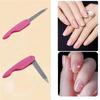 Mini lima per unghie pieghevole a forma di uccello Strumenti per manicure opachi su entrambi i lati