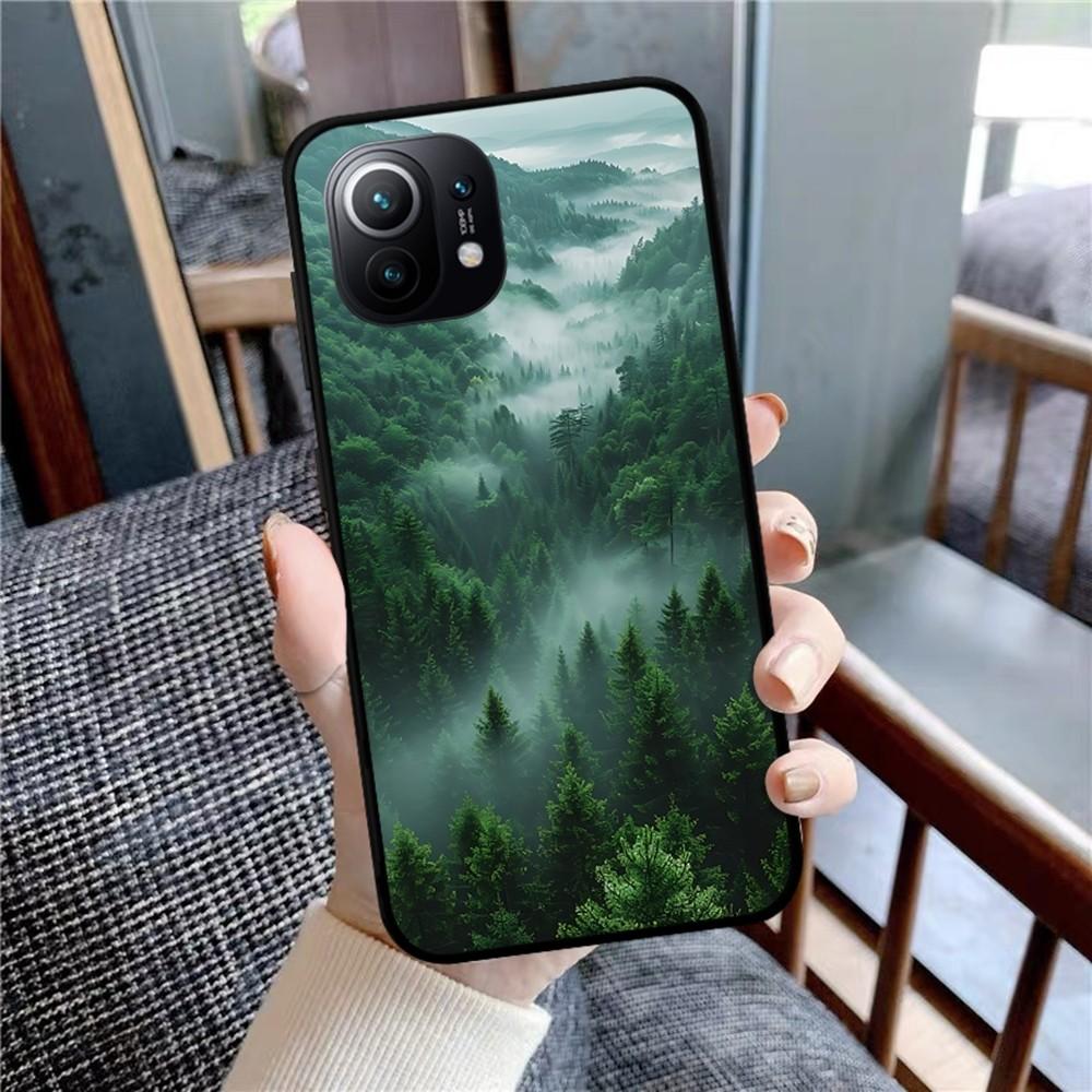 Waldlandschaft Handyhülle Für Xiaomi Mi 5X 8 9 10 11 12 Lite Pro 10T PocoX3pro PocoM3 Note 10 Pro Lite