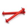 Aluminium Alloy Front and Rear Dog Bone Drive Shaft Replacement for    02B 1Celsius10 Remote Control Car ;RED: