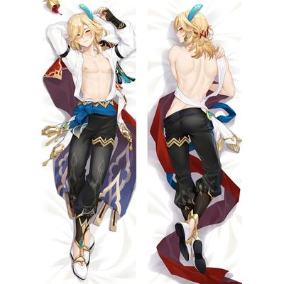 Genshin Impact Kaveh Cosplay Körperkissenbezug Dakimakura-Abdeckung Kaveh Hugging Body Wurfkissen Kissenbezug