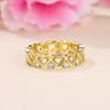 CAOSHI Sweet Romantic Rings for Women Hollow Out Heart Shaped Design Engagement Ceremony Accessories Versatile Finger Jewelry